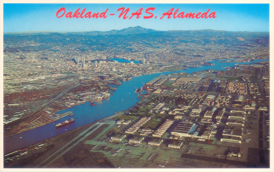 Alameda California Naval Air Station Coast Guard Base Old Postcards