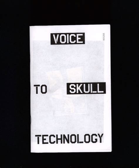 Alex Roth Voice To Skull Technology Printed Matter