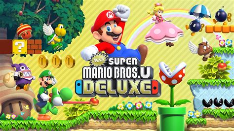 Amazon Com New Super Mario Bros U Deluxe Us Version Nintendo Of America Video Games