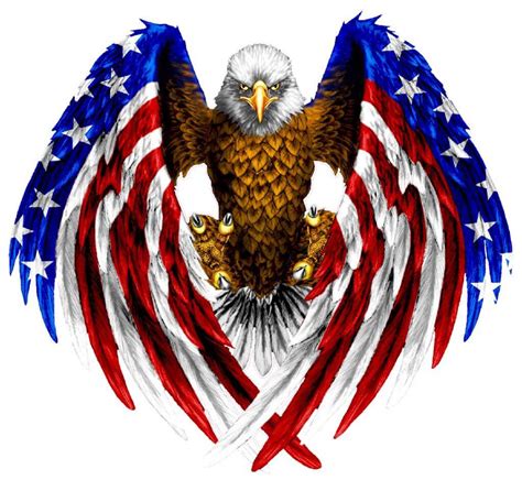 American Flag Eagle Tattoo Designs 14 Best Bald Eagle With American