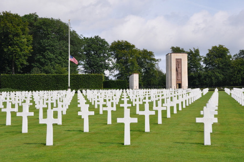 American Military Cemetery At Luxembourg