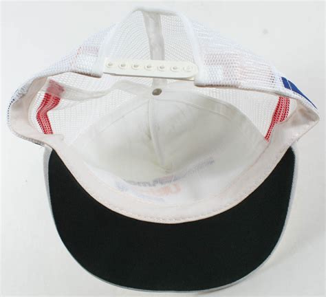 Amoco Ultimate Racing Snapback Hat Signed By 4 With Paul Newman Carl