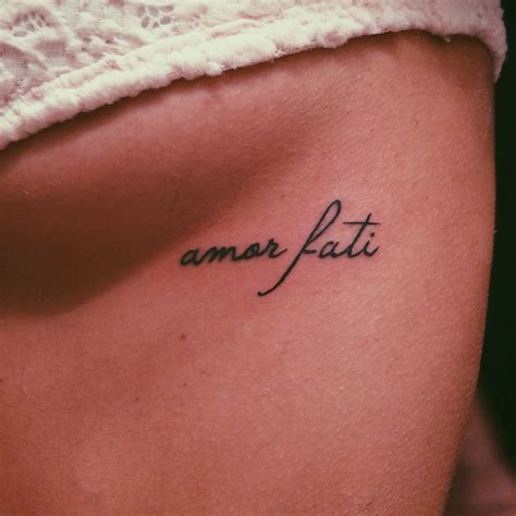 Amor Fati Tattoo Font