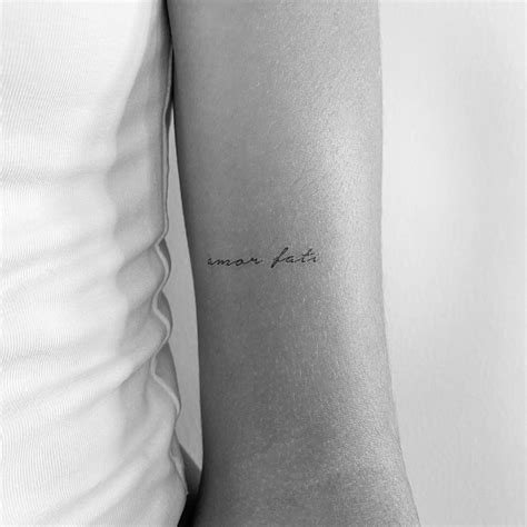 Amor Fati Temporary Tattoo Set Of 3 Etsy Tattoo Set Amor Fati