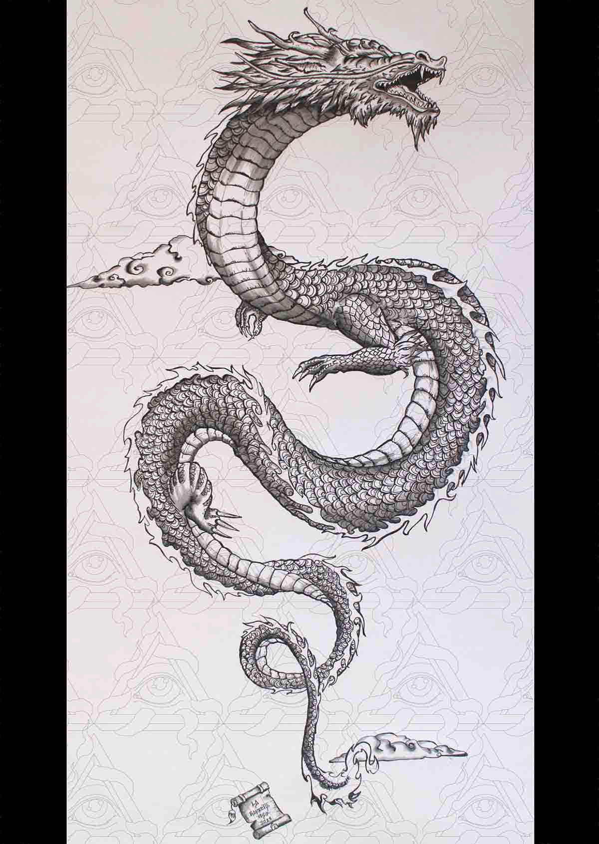 Ancient Japanese Dragon 3 By Obsidianplanet On Deviantart