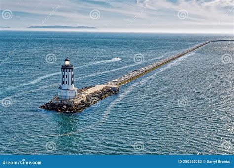 Angels Gate Light In San Pedro Harbor Editorial Photography Image Of