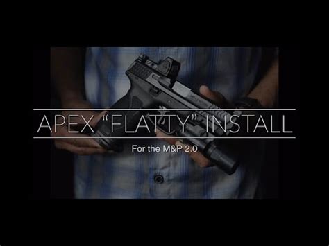 Apex Tactical Flatty Trigger Installation For The M P 2 0 Youtube