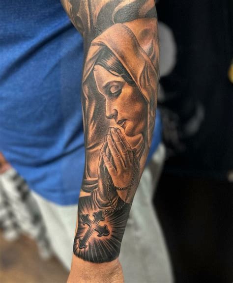 Arm Tattoo Of The Virgin Mary Arm Tattoo Tattoos Future Tattoos