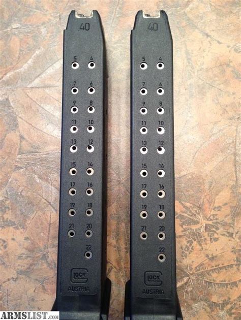 Armslist For Sale Glock 40 Cal Magazines 22Rds High Capacity