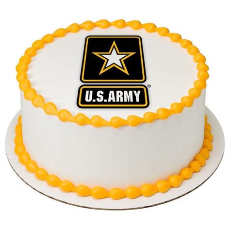 Army Edible Cake Cupcake Cookie Topper Us Army Logo Us Army Army