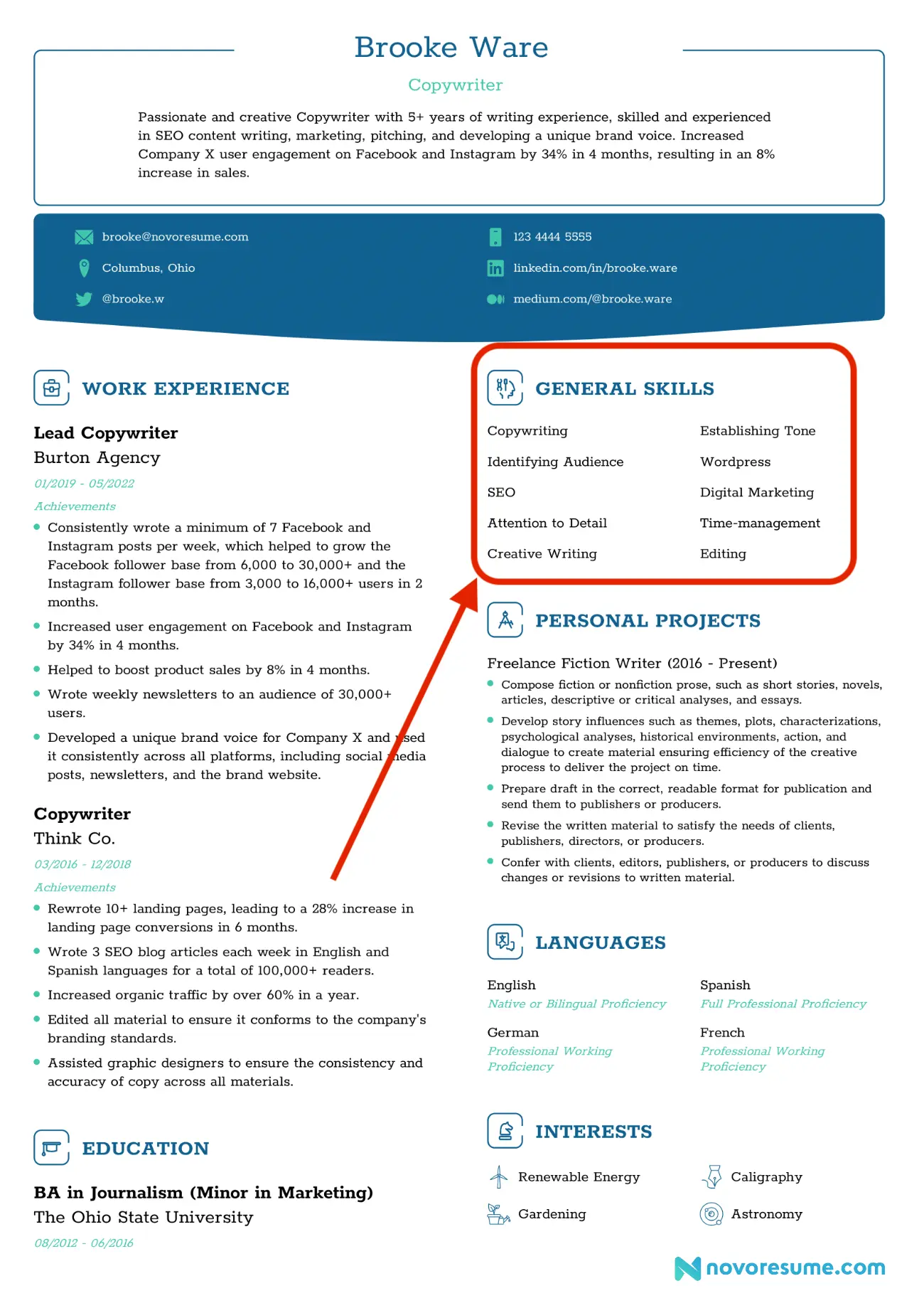 Army Resume Example Amp 12 Essential Skills To List