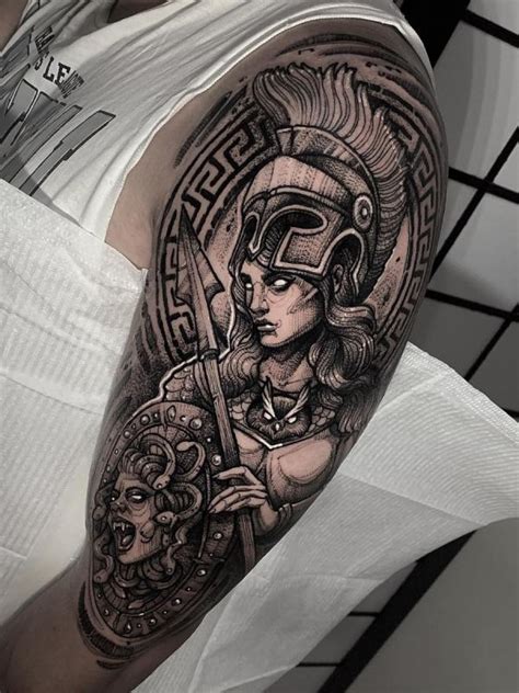 Athena Tattoo Design