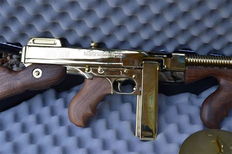 Auto Ordnance Deluxe Titanium Gold Thompson Tommy Gun Review