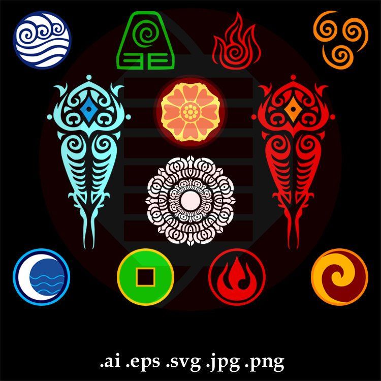 Avatar The Last Airbender Symbols