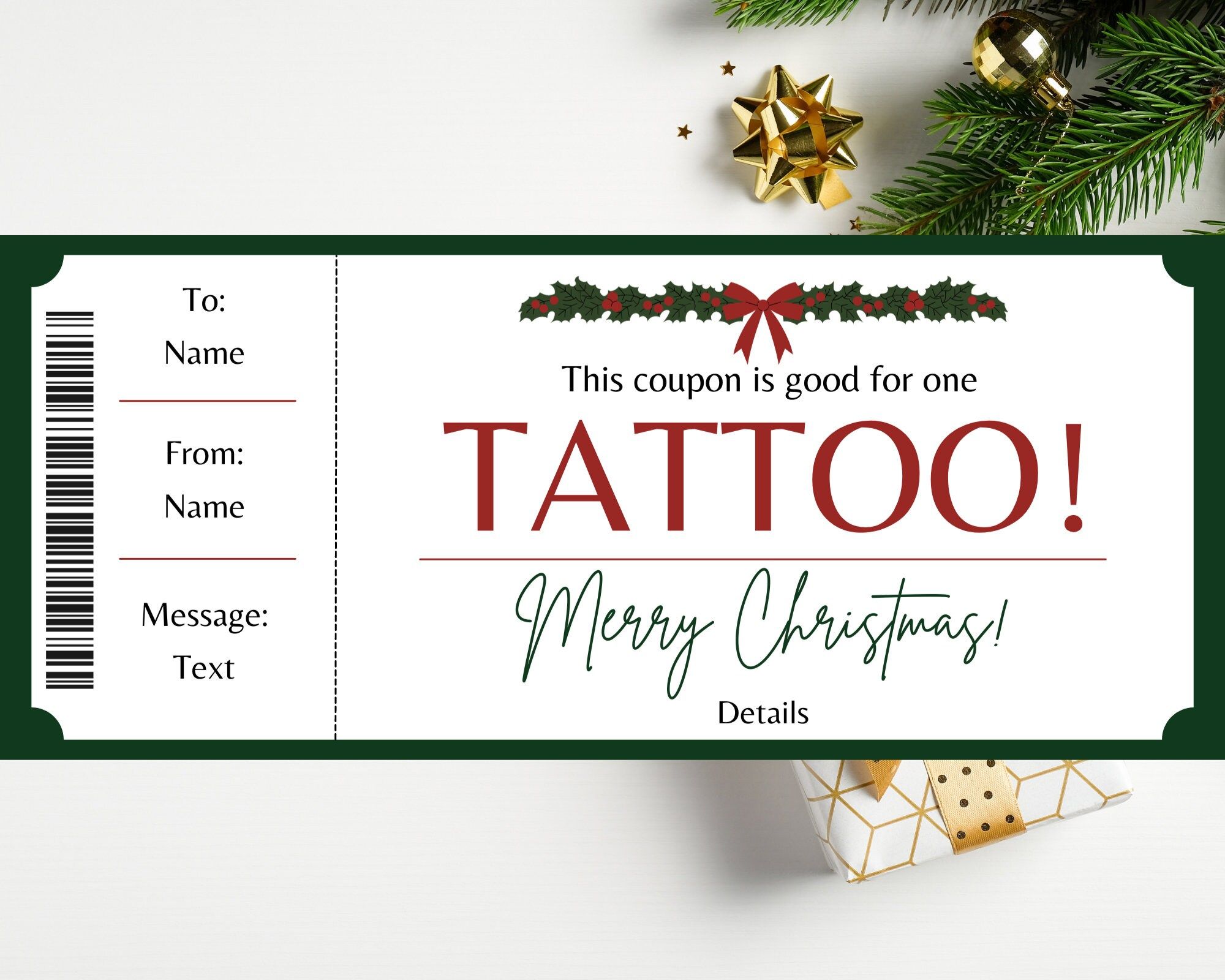 Awesome Christmas Holiday Tattoo Tattoos Christmas Tattoo Tattoo You