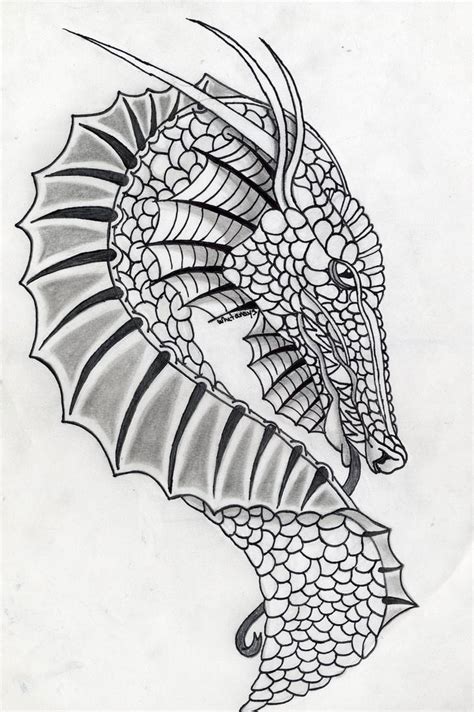 Awsome Dragon Head Tattoo Design By Whetanay On Deviantart