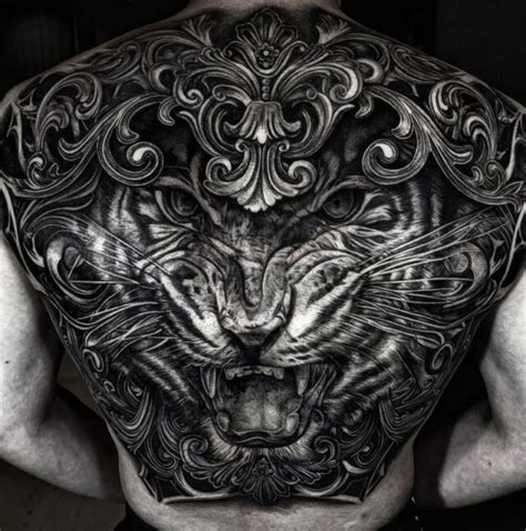 Back Tiger Tattoos Tattooer Ccaligo Kickass Things