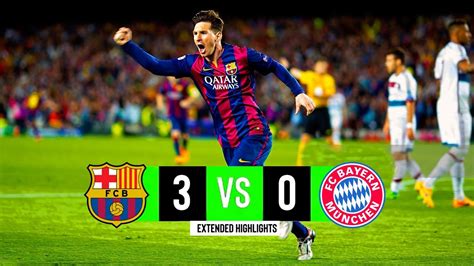 Barcelona X Bayern Munich 3 0 Extended Highlights Goals Ucl