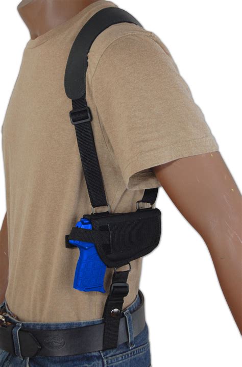 Barsony Horizontal Shoulder Holster For Ruger Kimber 380 Ultracomp 9Mm