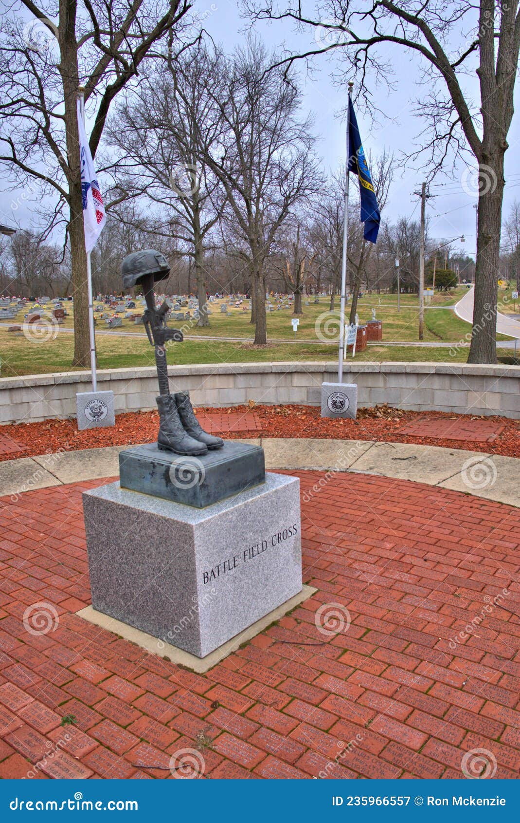 Battle Cross Memorial Stock Image Image Of Fortification 235966557