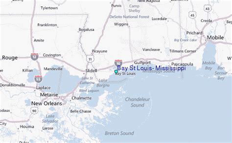 Bay St Louis Ms Street Map Paul Smith