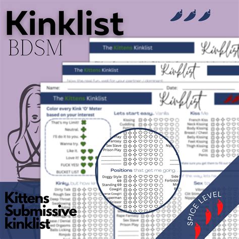 Bdsm Kink Lists Ultimate Extreme Relationship Sex Life Love Kinks