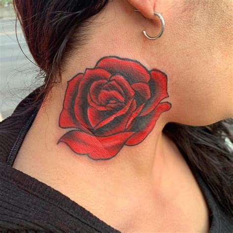 Beautiful Red Rose Tattoo Ideas For A Bold Statement