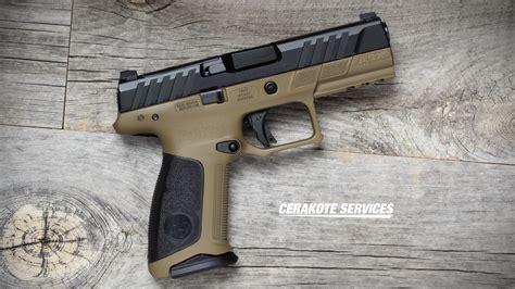 Beretta Apx A1 Full Size Optics Ready Fde Pistol Cerakote Services