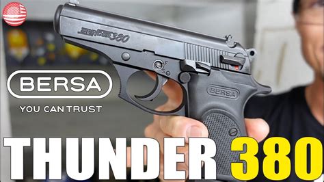 Bersa Thunder 380 Range Review Youtube