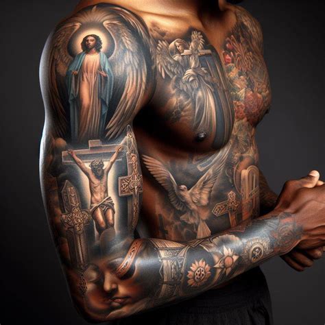 Best 25 Religious Tattoo Sleeves Ideas On Pinterest Jun Cha Tattoo