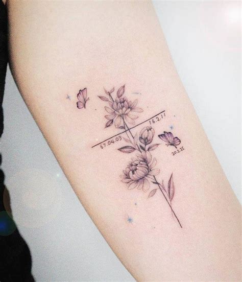 Birth Flower Tattoos Elegant Tattoos Image 30 Birth Flowers Watercolor Tattoo Tattoo Ideas