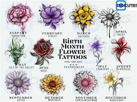 Birth Month Flower Tattoos Pics Beautiful Flower Arrangements And