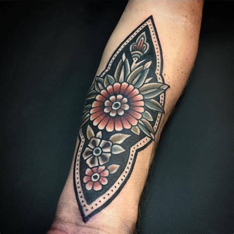 Black Flower Tattoos By Esther De Miguel Tattoogrid Net