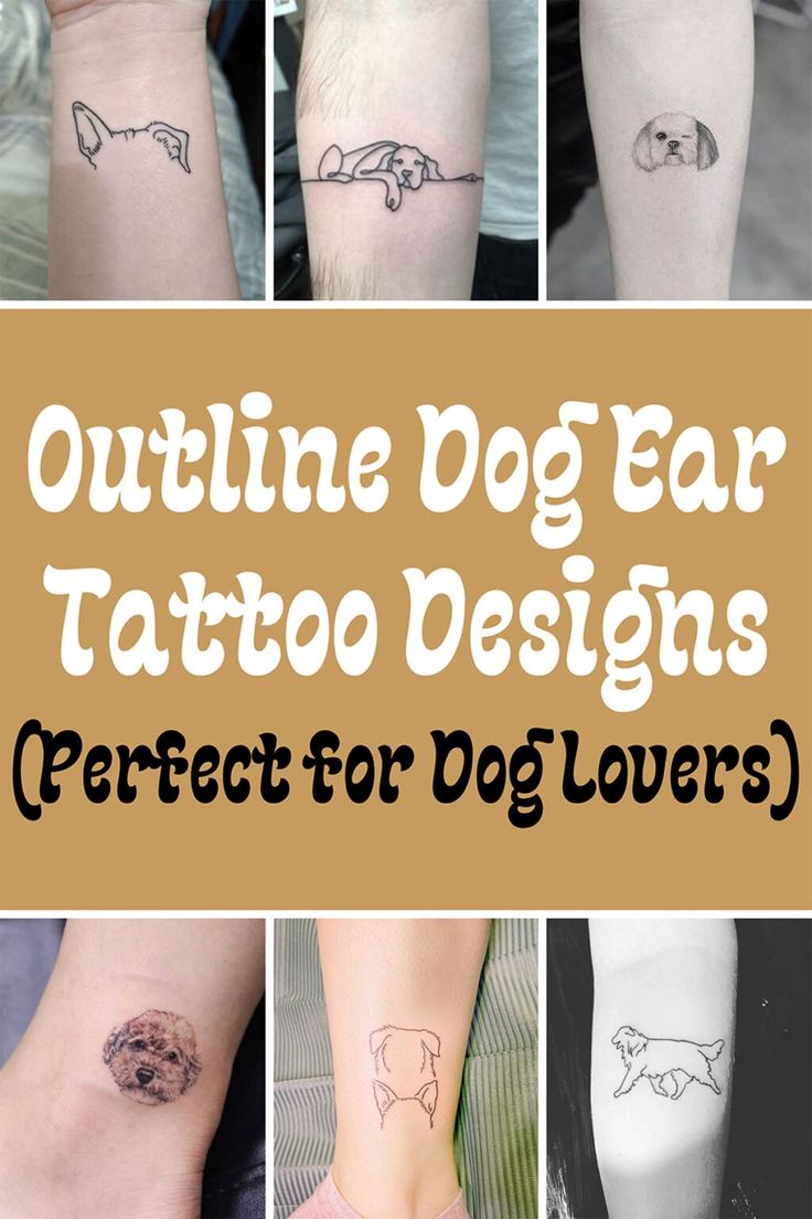 Black Outline Dog Tattoo Tattoo Designs Tattoo Pictures