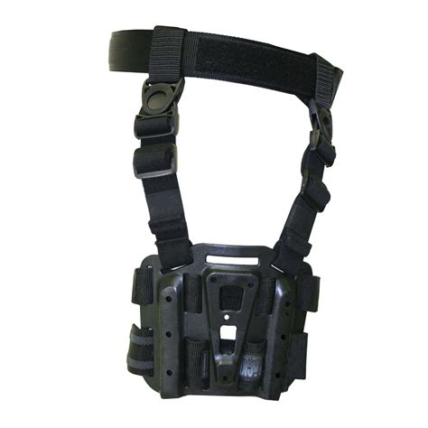 Blackhawk 432000Pbk Tactical Holster Platform Black Carbon Fiber Leg