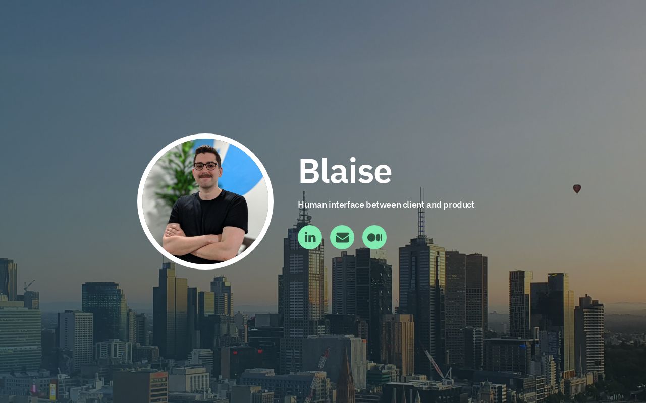 Blaise Professional Profile