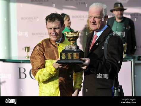 Boodles Cheltenham Gold Cup Winning Jockey Paul Townend With The Gold