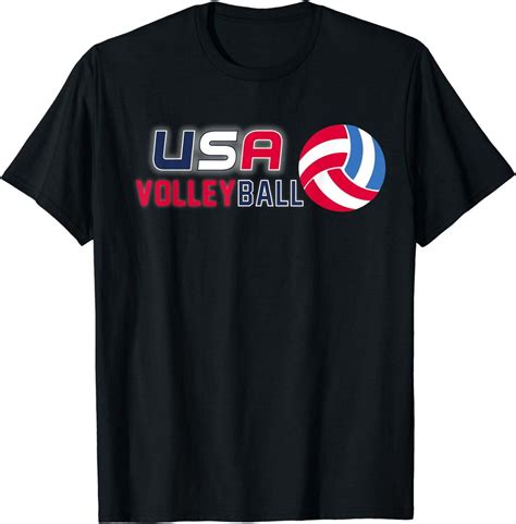 Boost Your Game Day Style With This Patriotic Usa Volleyball Tee