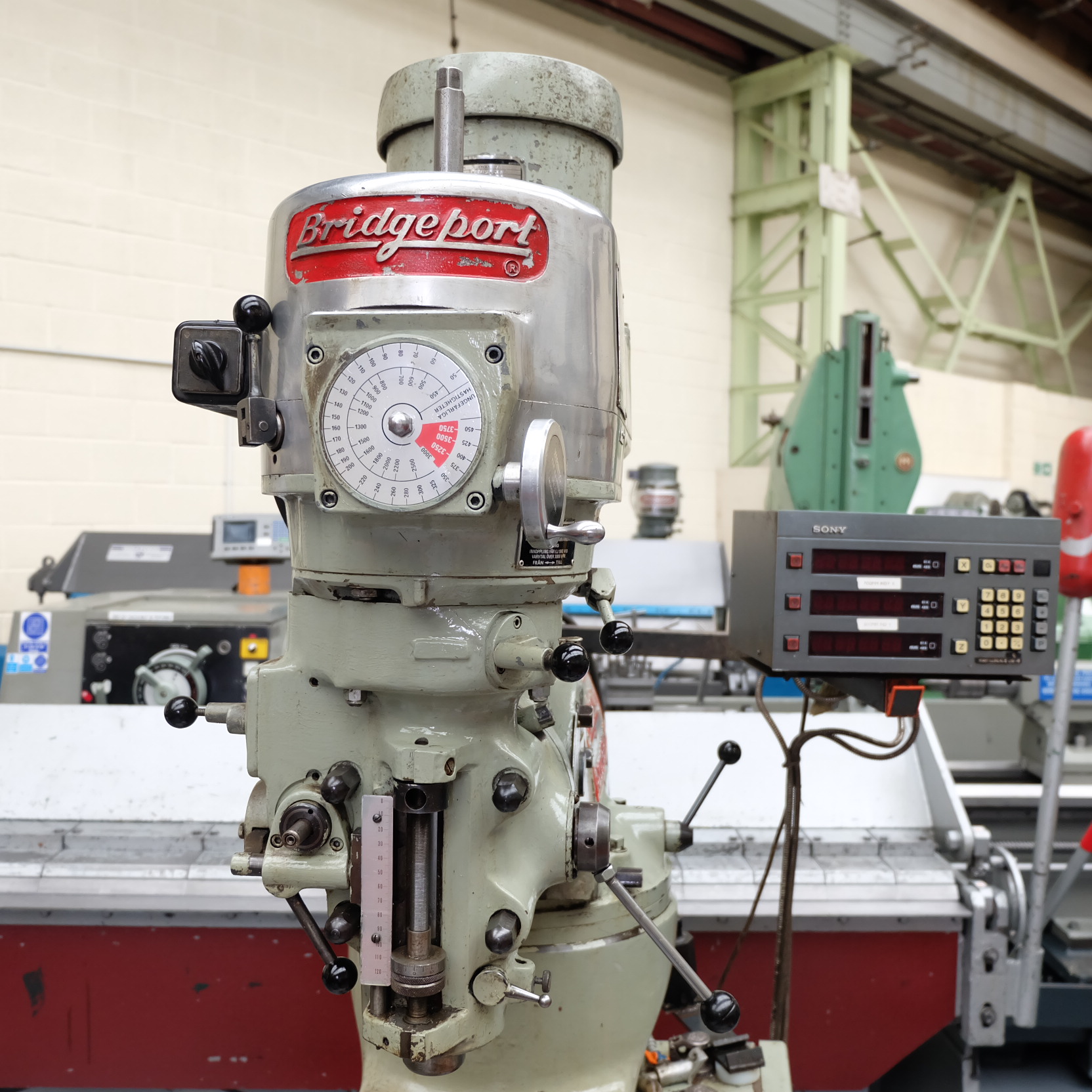 Bridgeport Variable Speed Milling Machine