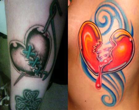 Broken Heart Tattoos Designs Ideas Amp Meaning Tattoo Me Now