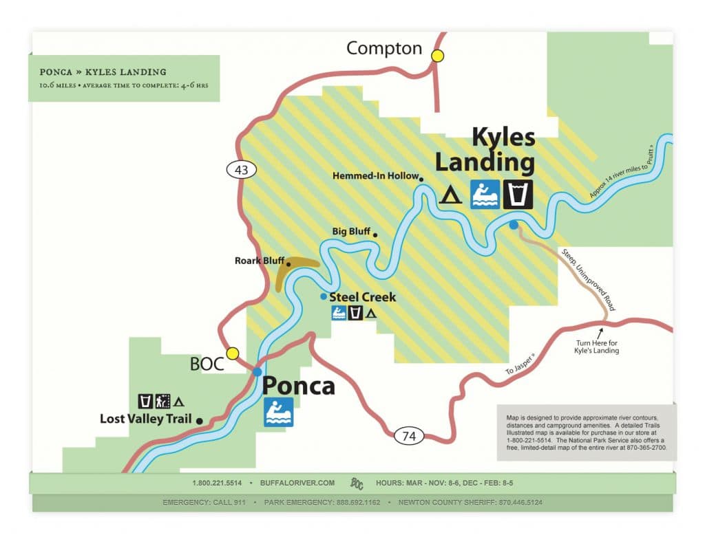 Buffalo National River Maps Buffalo Outdoor Center