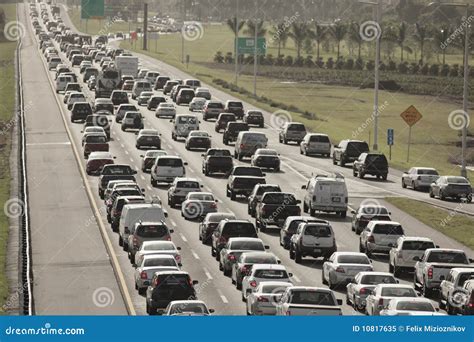 Bumper To Bumper Traffic Stock Image Image Of Highway 10817635