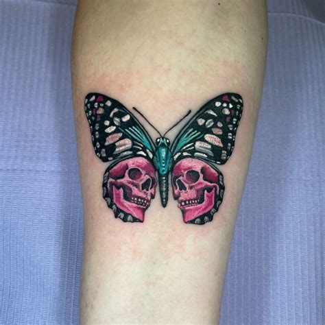 Butterfly Skull Tattoo Skull Tattoo Tattoos Beautiful Tattoos