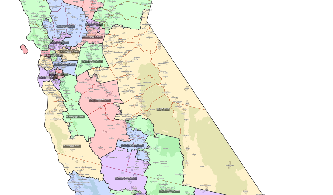 California 13Th Congressional District 2025 Map Stephen B Beard