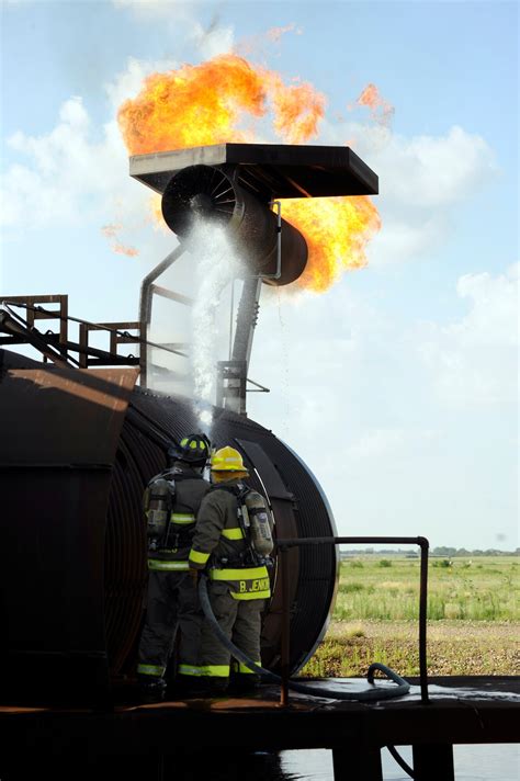 Cannon Clovis Firefighters Team Up For Training Cannon Air Force