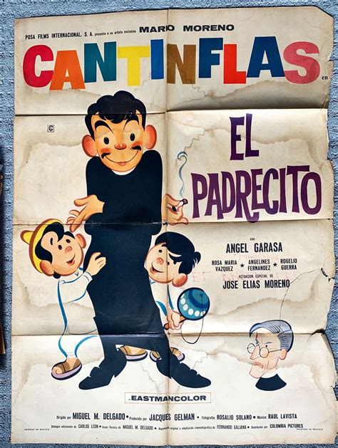 Cantinflas El Padrecito 1964 One Sheet Movie Poster Mx Cantinflas Etsy