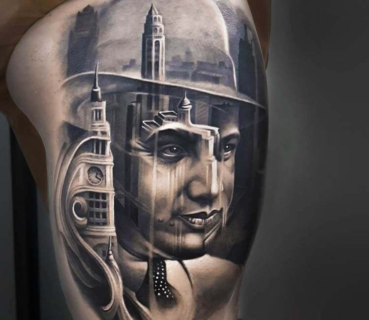 Capone In Chicago Tattoo By Arlo Tattoos Photo 19509