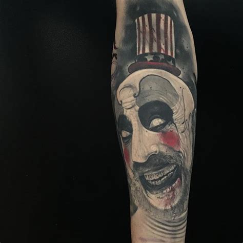 Captain Spaulding Tattoo By Anrijs Straume