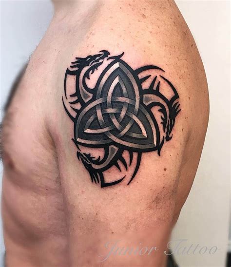 Celtic Dragon Tattoo Designs For Men Photos