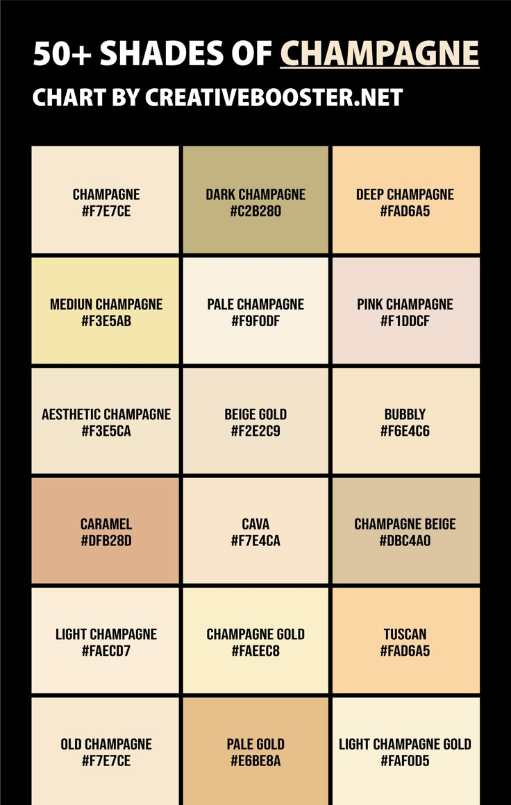 Champagne Color Palette